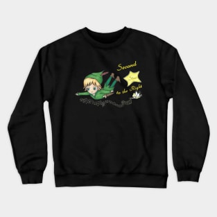 second star to the right Crewneck Sweatshirt